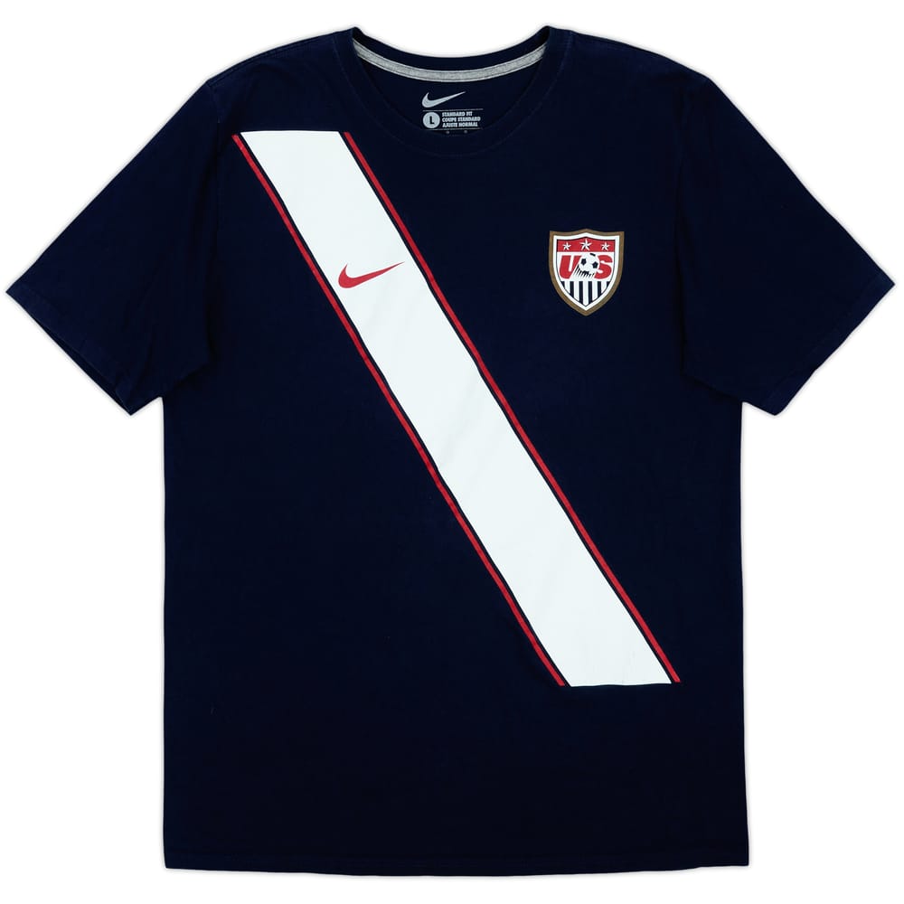 2010-11 USA Nike Cotton Tee USA #10 - 8/10 - (L)