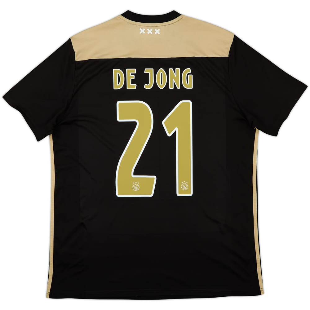 2018-19 Ajax Away Shirt De Jong #21 - 8/10 - (XL)