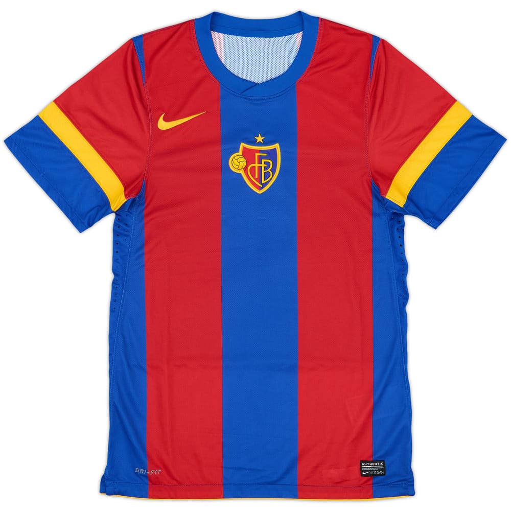 Camiseta de local versión jugador del FC Basel 2011-12 - 8/10 - (S)