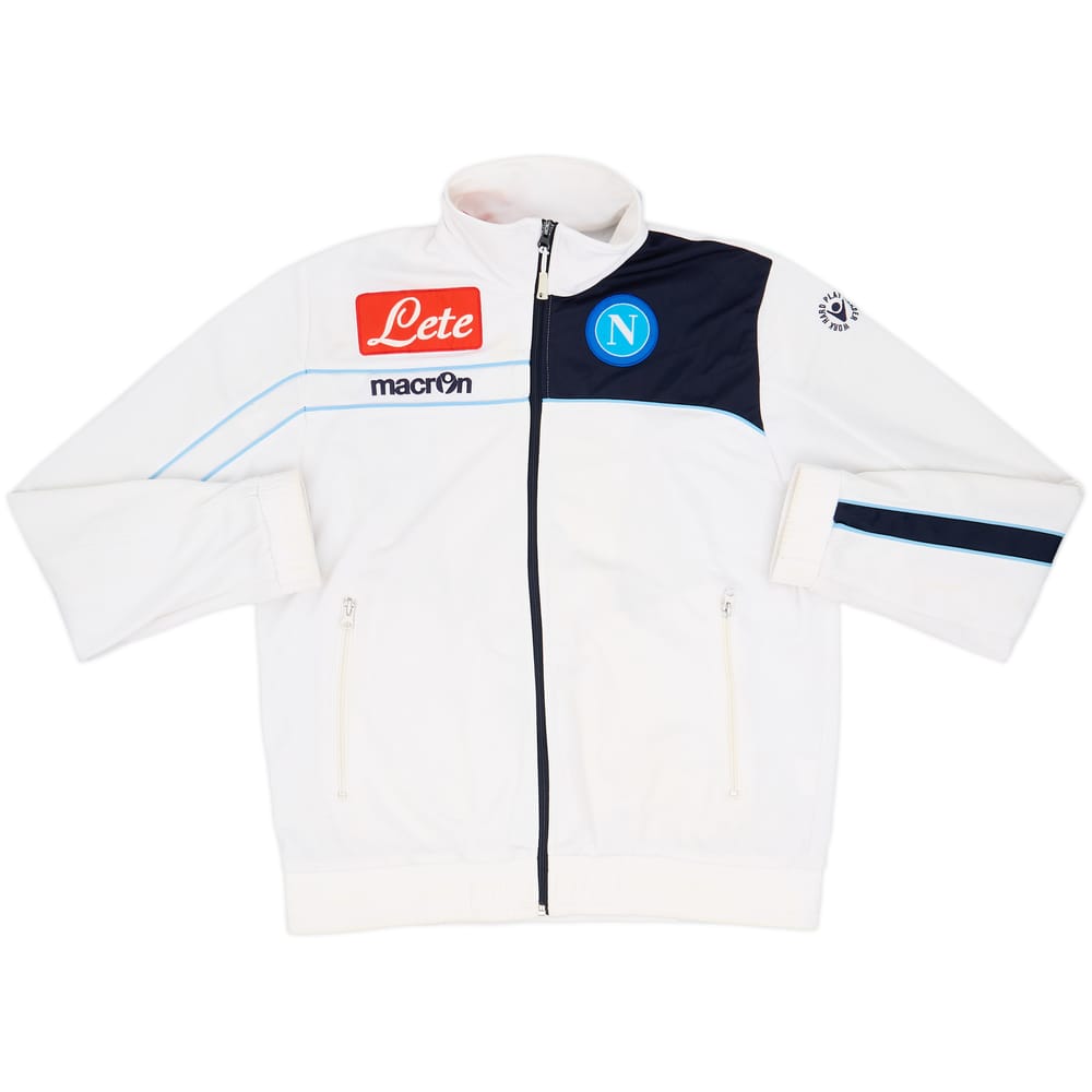 2011-12 Napoli Macron Chaqueta de chándal - 8/10 - (M)