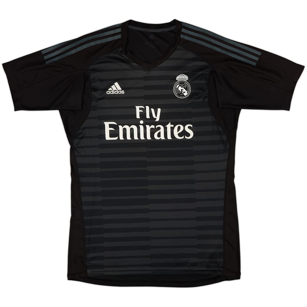 2018-19 Real Madrid GK S/S Shirt - 7/10 - (L)