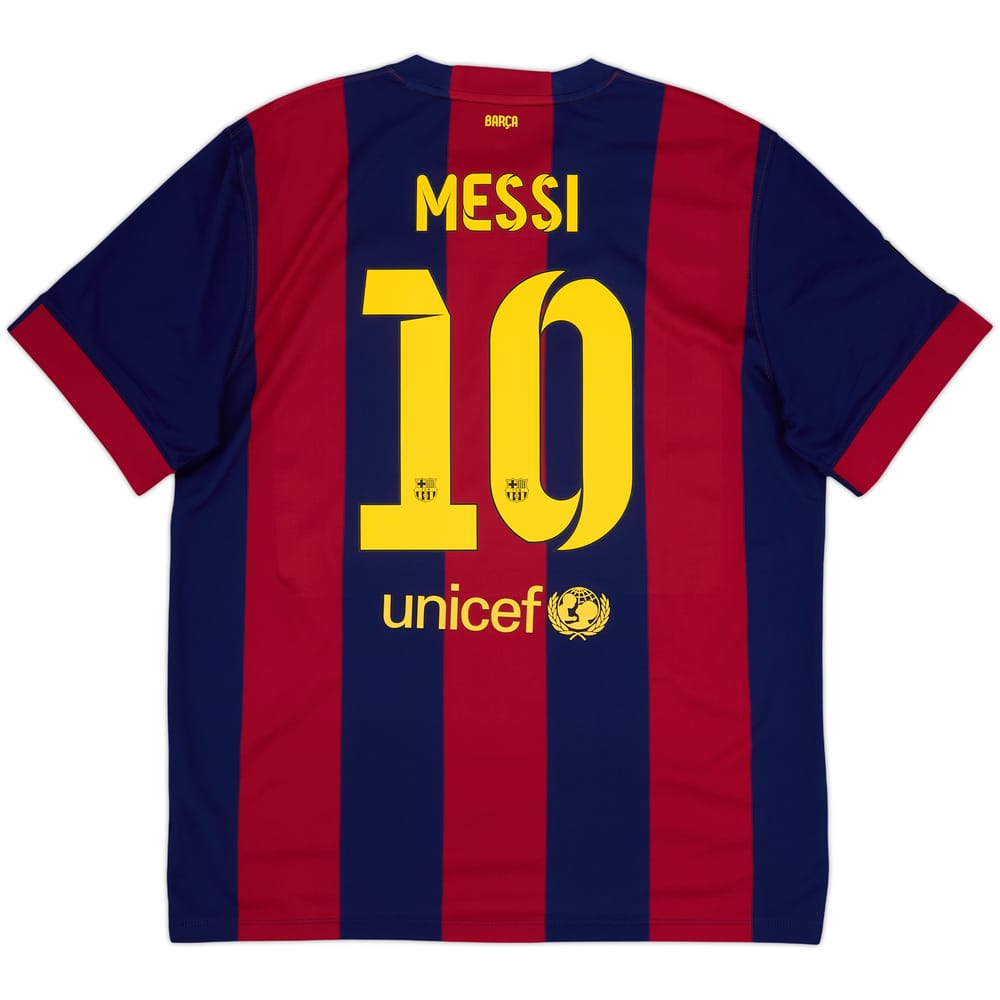 2014-15 Barcelona Camiseta Local Messi #10 - 9/10 - (XL)