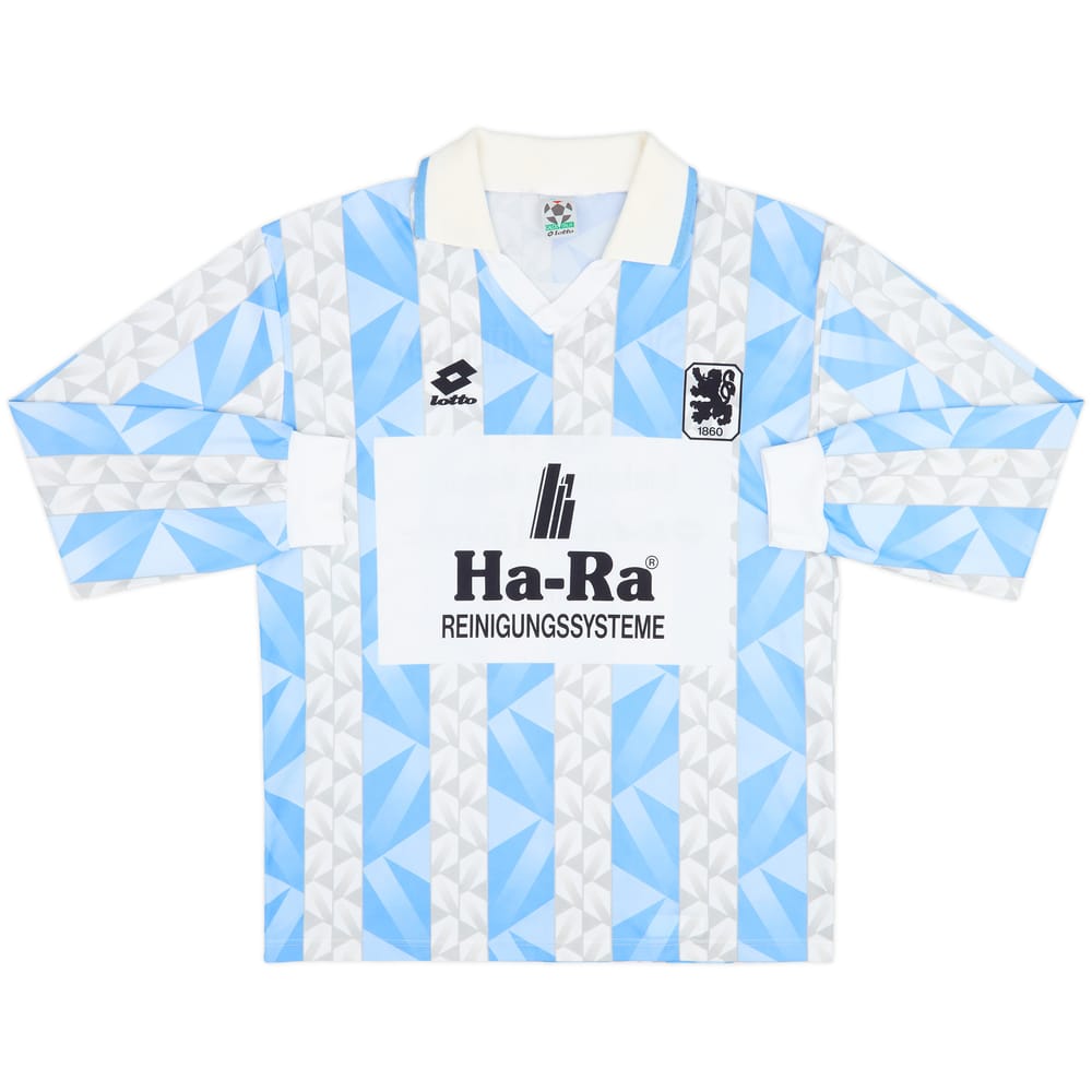 Camiseta de local L/S firmada del 1860 Munich 1993-94 - 8/10 - (L)