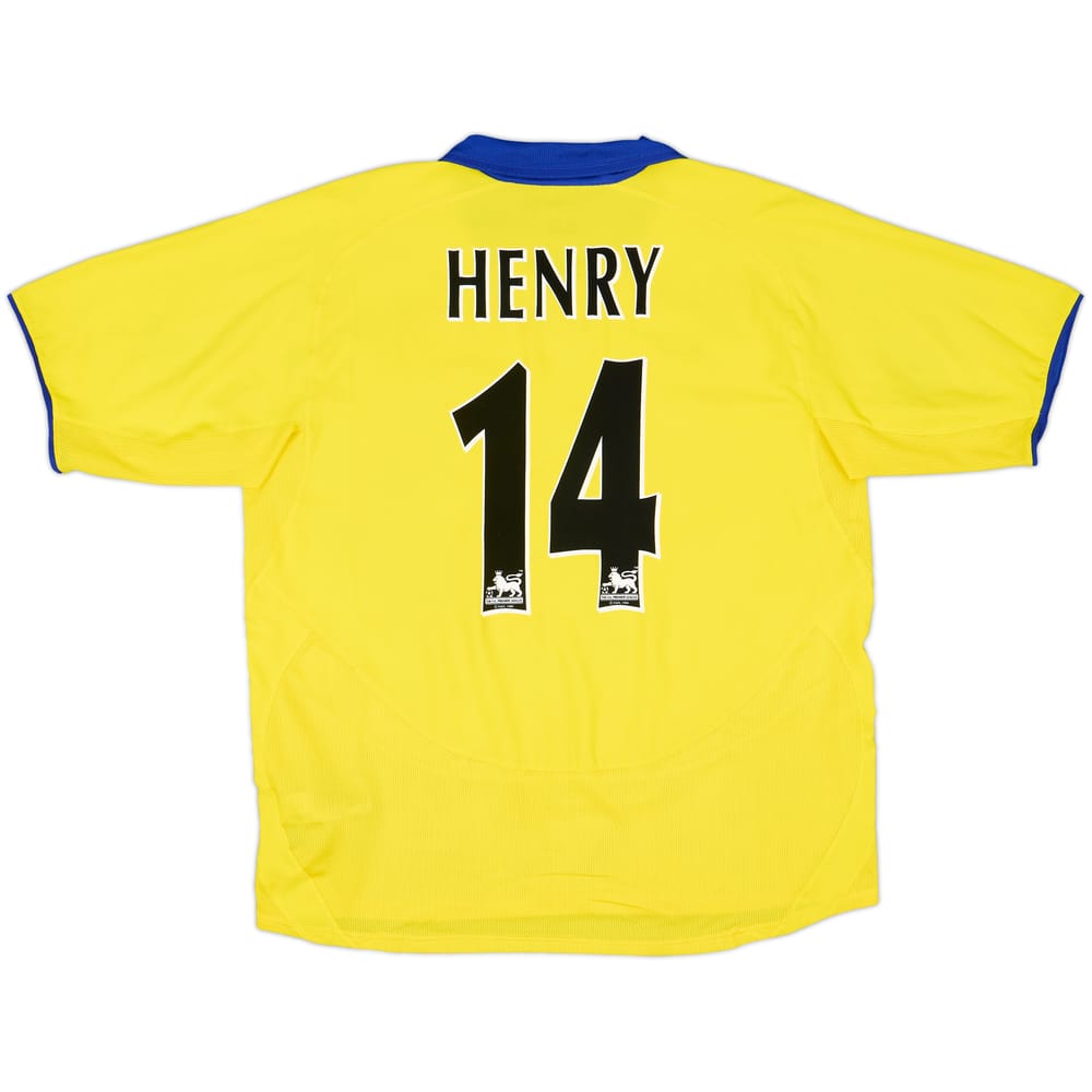 2003-05 Arsenal Away Shirt Henry #14 - 9/10 - (XL)