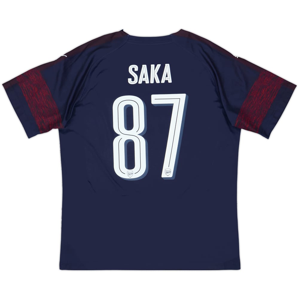 2018-19 Arsenal Away Shirt Saka #87 - 8/10 - (L)