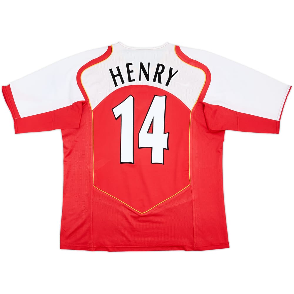 2004-05 Arsenal Home Shirt Henry #14 - 5/10 - (XL)