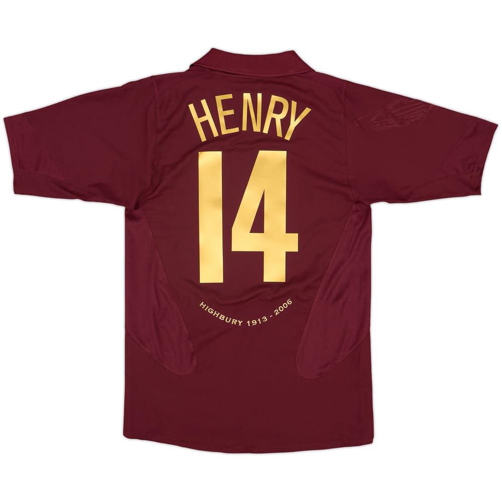 2005-06 Arsenal Camiseta de local Henry #14 - 8/10 - (S)
