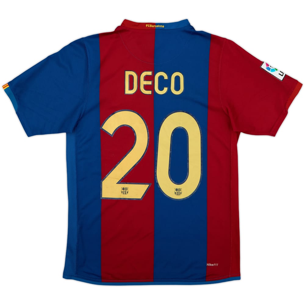 2006-07 Barcelona Home Shirt Deco #20 - 7/10 - (S)