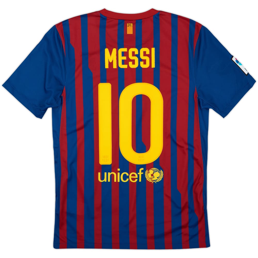 2011-12 Barcelona Local Camiseta Messi #10 - 7/10 - (S)