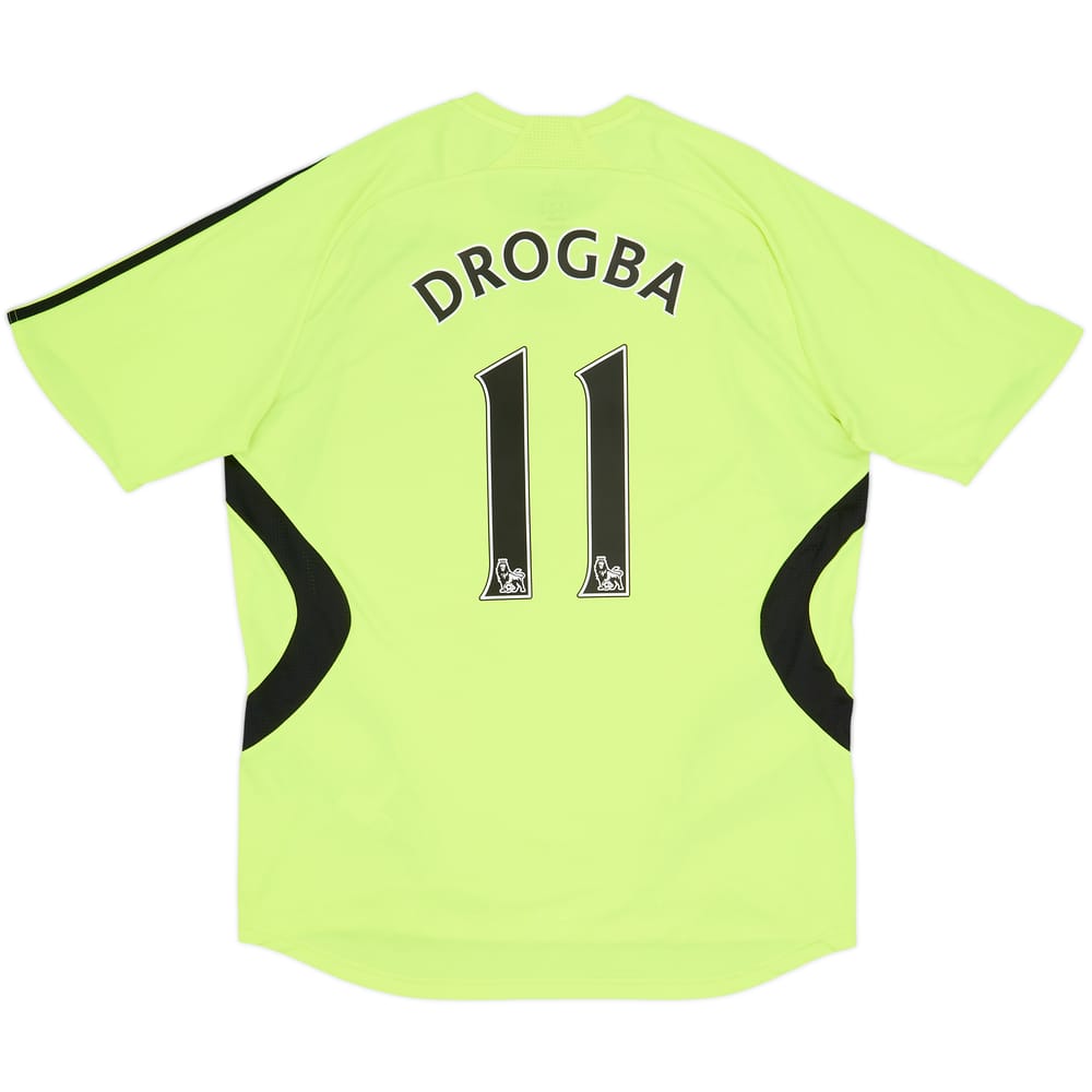2007-08 Chelsea Away Shirt Drogba #11 - 6/10 - (L)