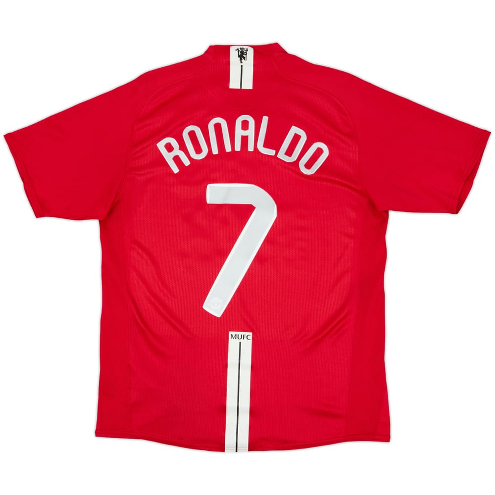 2007-09 Manchester United Home Shirt Ronaldo #7 - 6/10 - (M)
