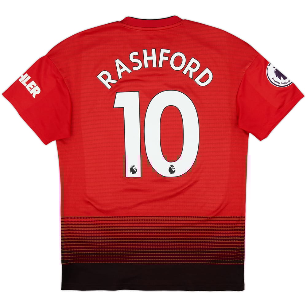 2018-19 Manchester United Home Shirt Rashford #10 - 8/10 - (M)