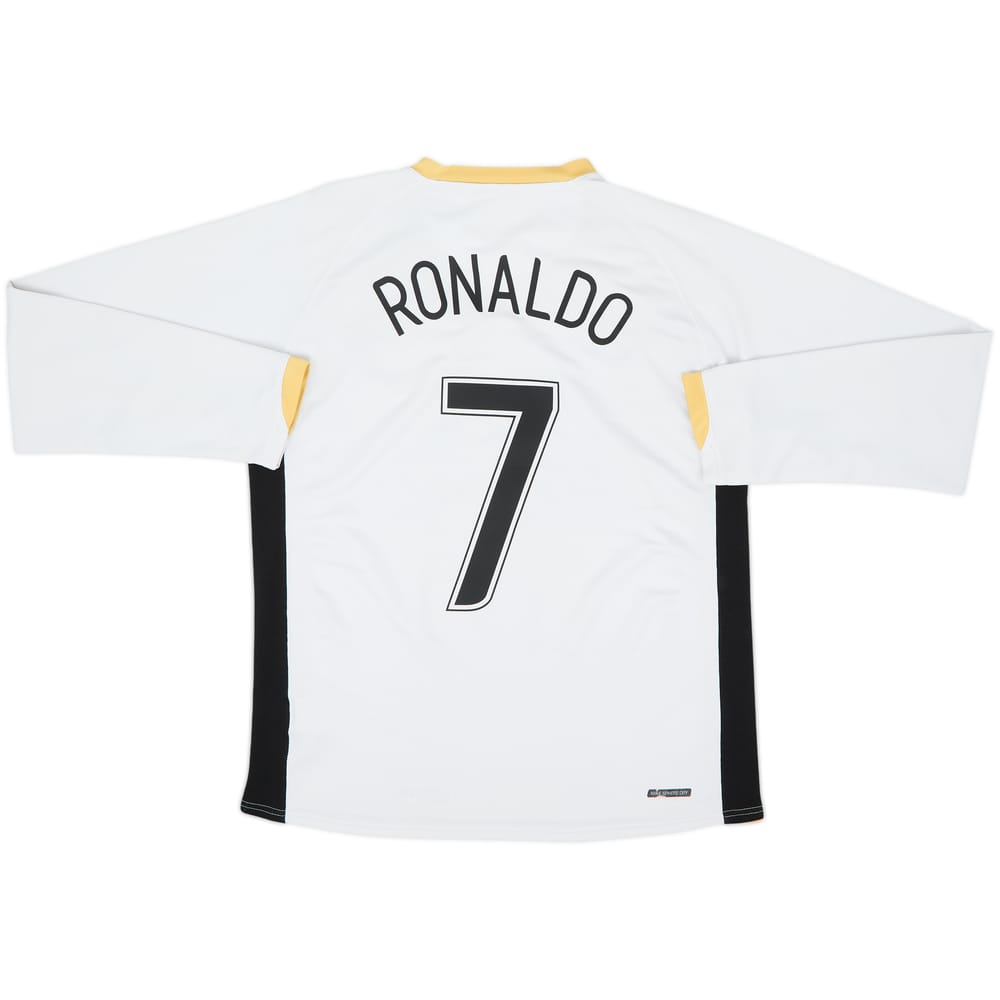 2006-08 Manchester United Away L/S Shirt Ronaldo #7 - 6/10 - (M)