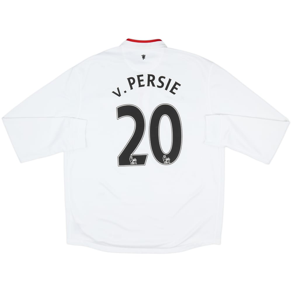 2012-14 Manchester United Away L/S Shirt v.Persie #20 - 7/10 - (XL)