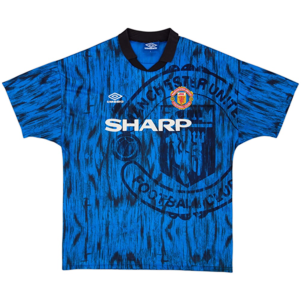 1992-93 Manchester United Away Shirt - 7/10 - (L)