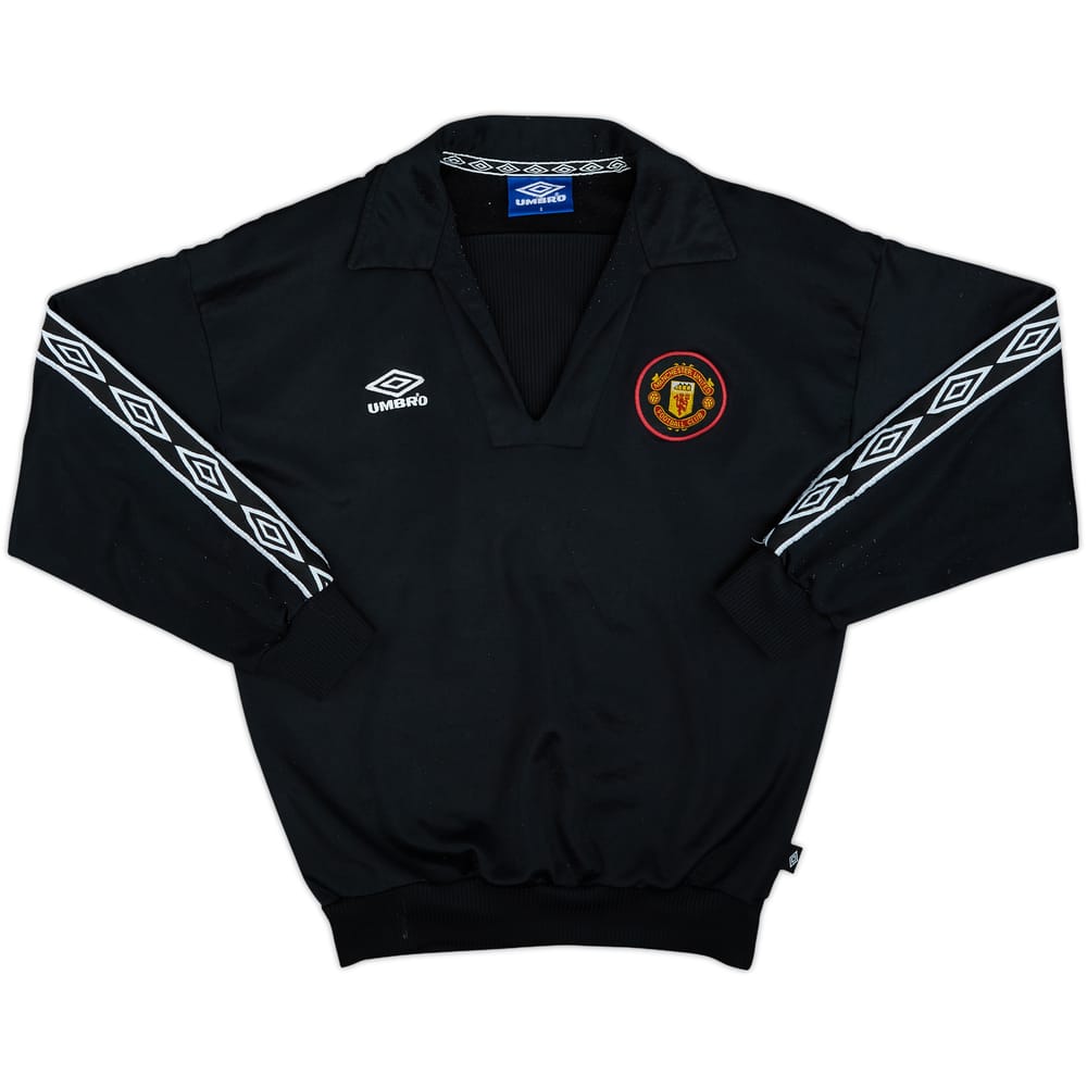 1996-97 Manchester United Umbro Drill Top - 8/10 - (S)