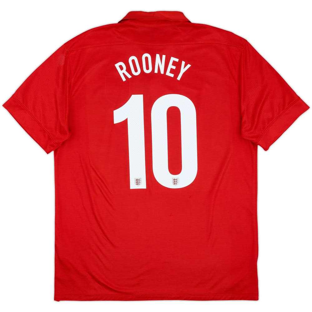 2013 England Away 150th Anniversary Shirt Rooney #10 - 6/10 - (XL)