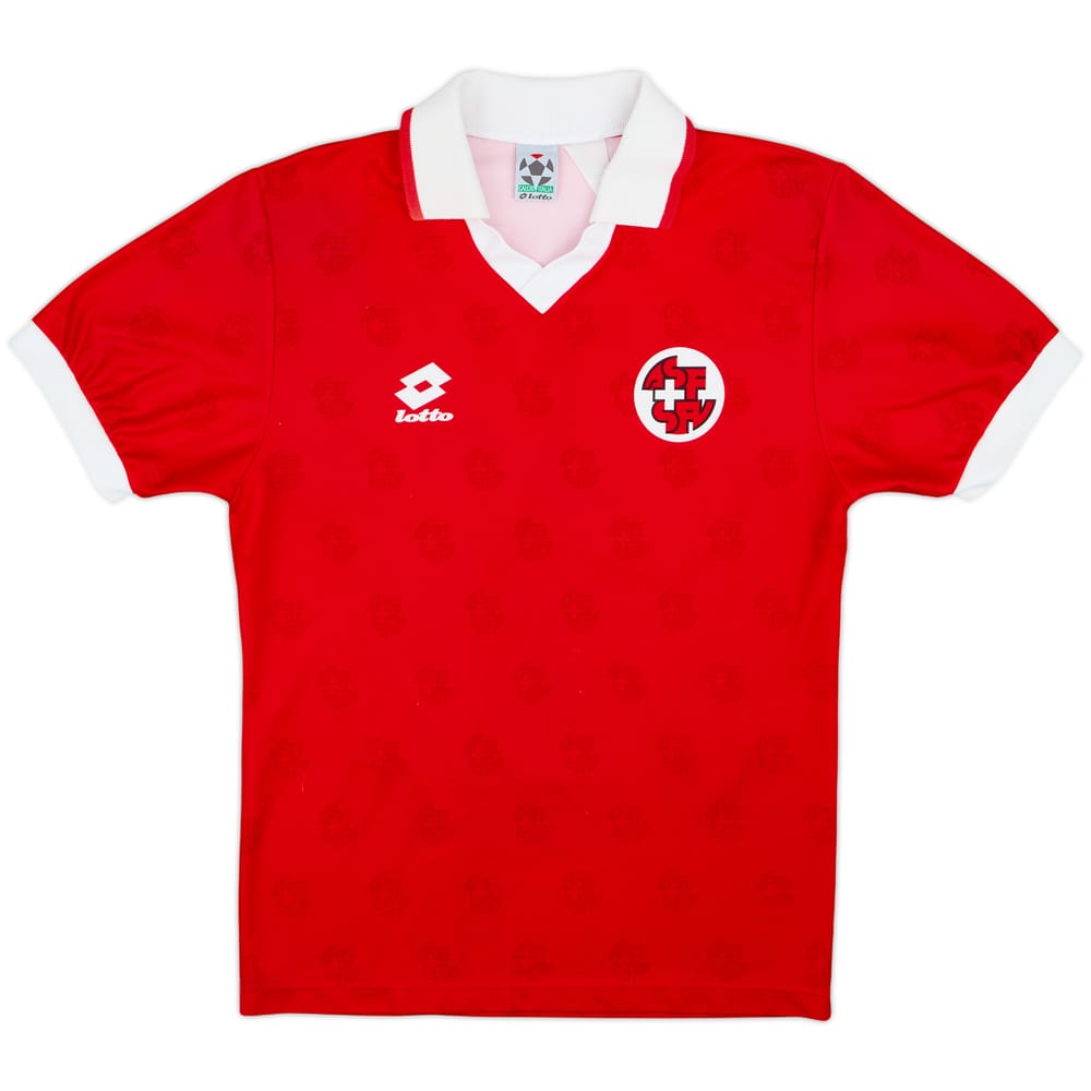 Camiseta de local de Suiza 1994-96 #10 - 8/10 - (XL Niños)