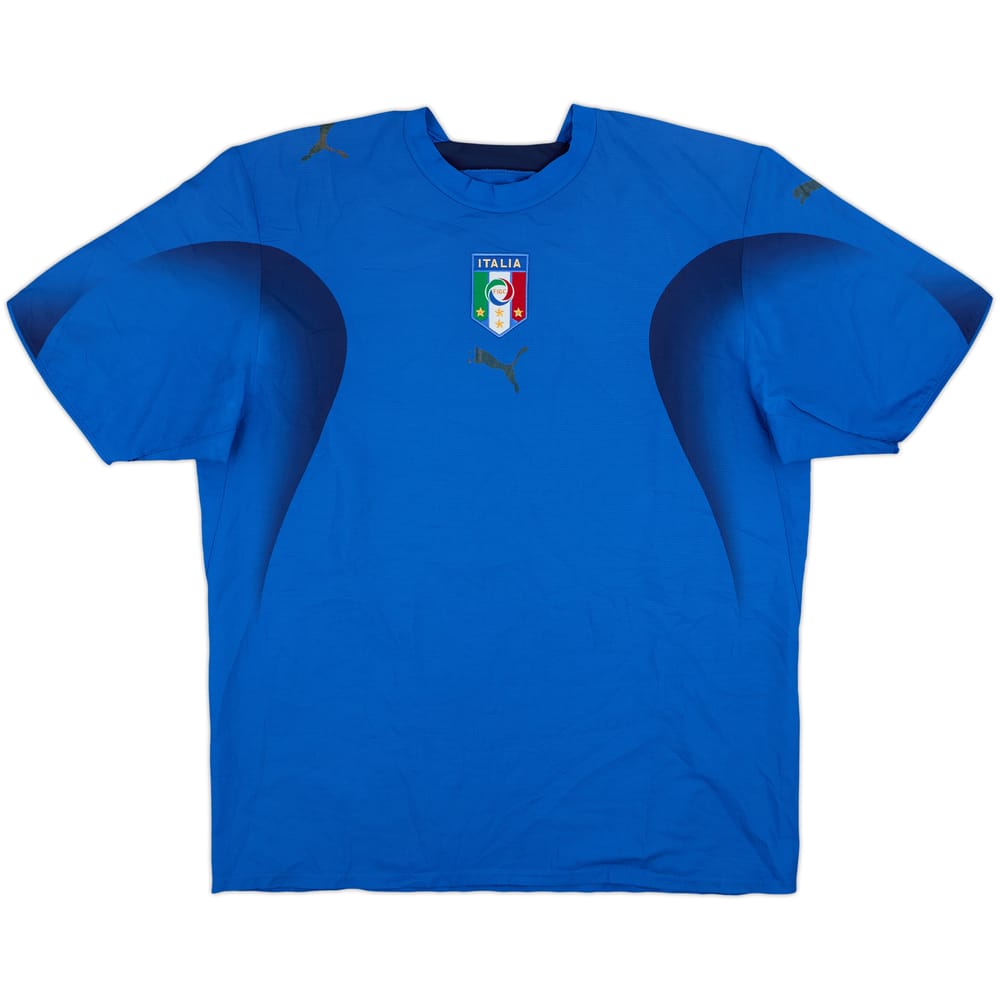 2006 Italy Home Shirt - 4/10 - (L)