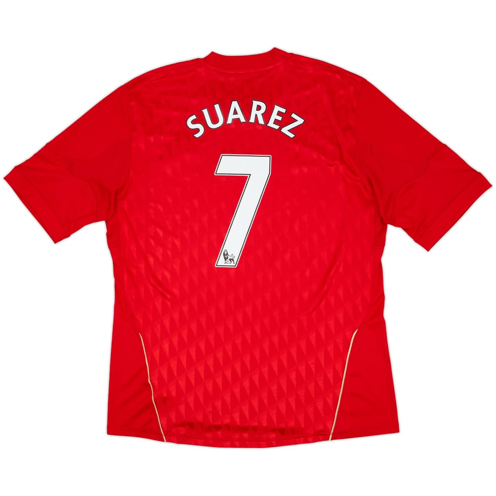 2010-12 Liverpool Home Shirt Suarez #7 - 6/10 - (L)
