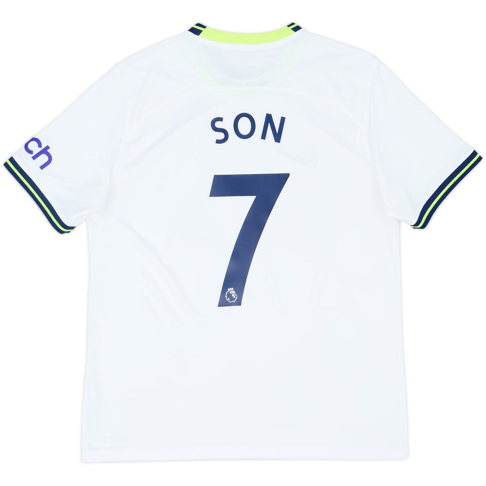 2022-23 Tottenham Home Shirt Son #7 - 8/10 - (L)