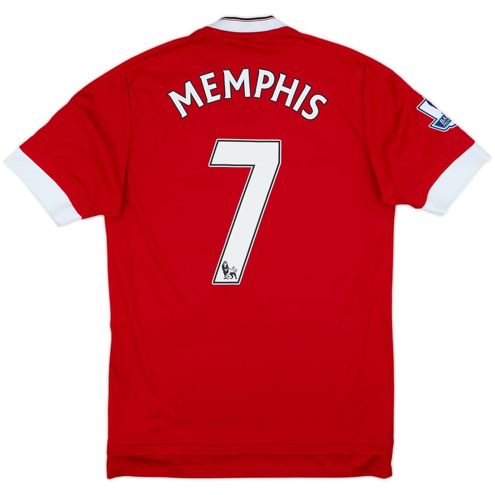 2015-16 Manchester United Home Shirt Memphis #7 - 6/10 - (S)