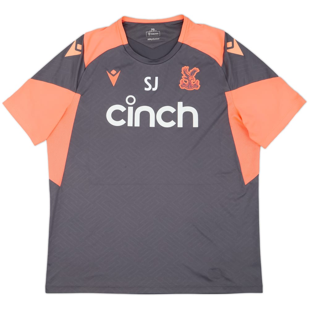 2023-24 Crystal Palace Staff Issue Macron Training Shirt SJ - 8/10 - (3XL)