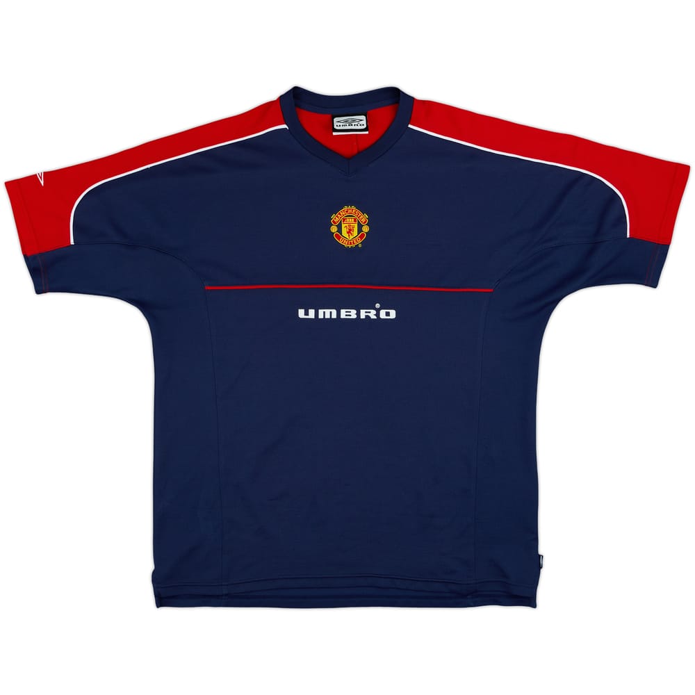 2000-01 Manchester United Umbro Training Shirt - 8/10 - (XL)