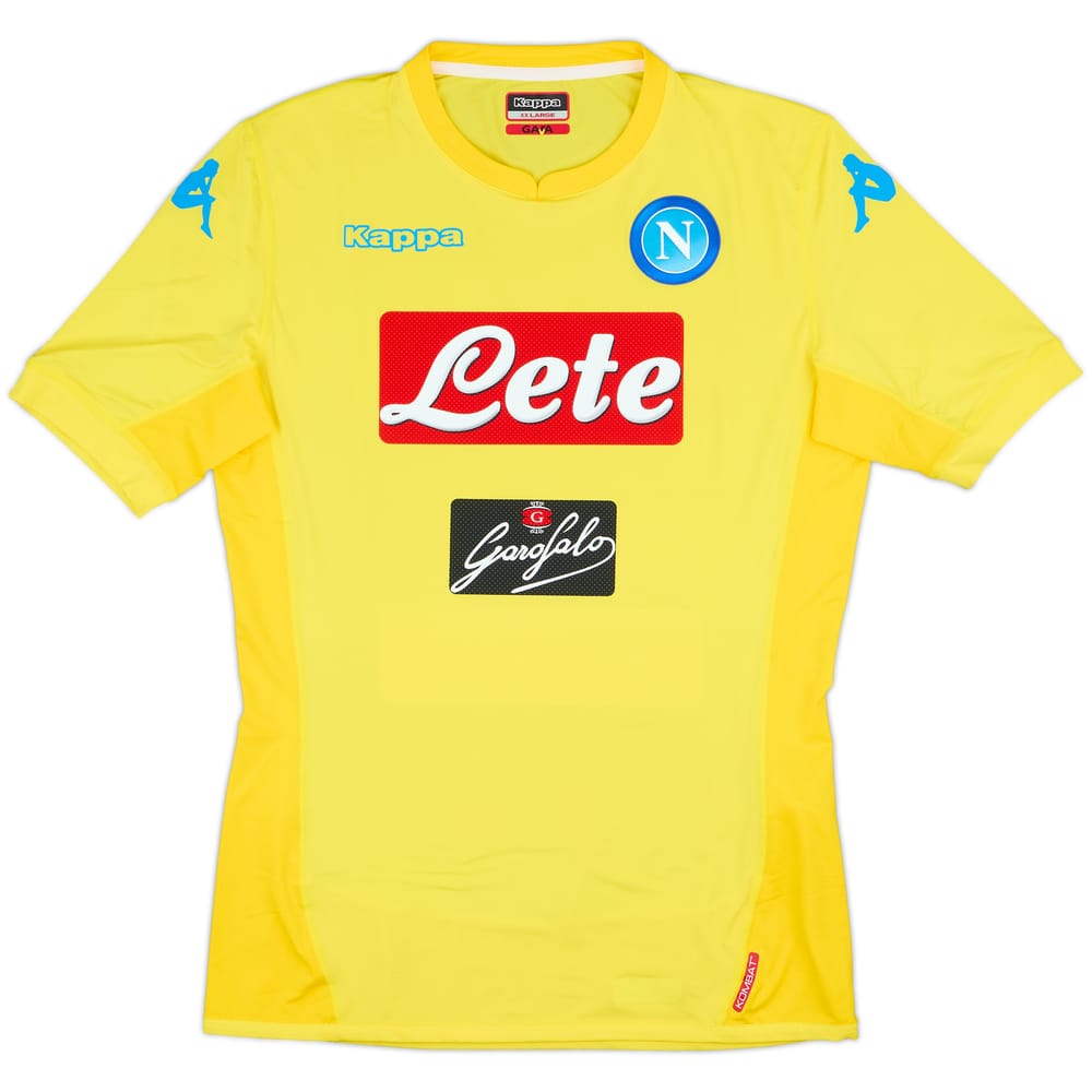 2017-18 Napoli Authentic Away Shirt - 9/10 - (XXL)