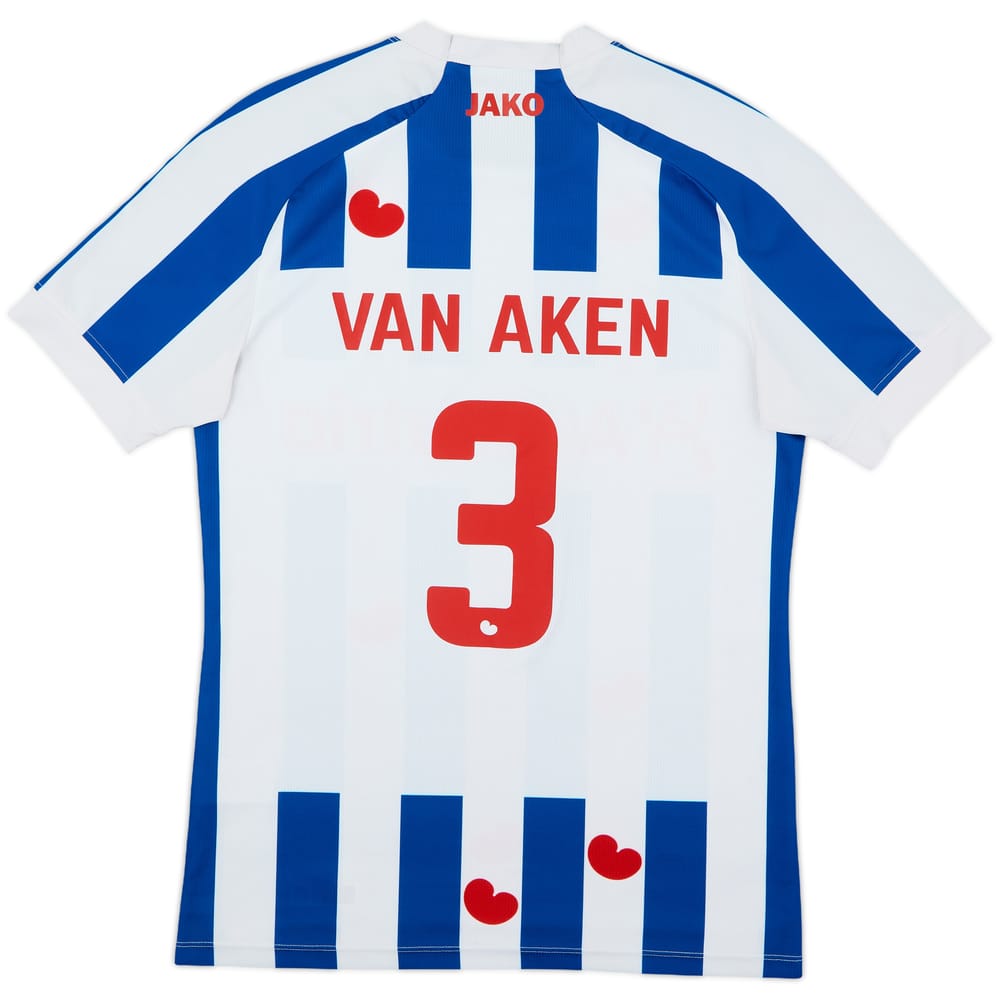 2021-22 Heerenveen Home Shirt Van Aken #3 - 8/10 - (M)