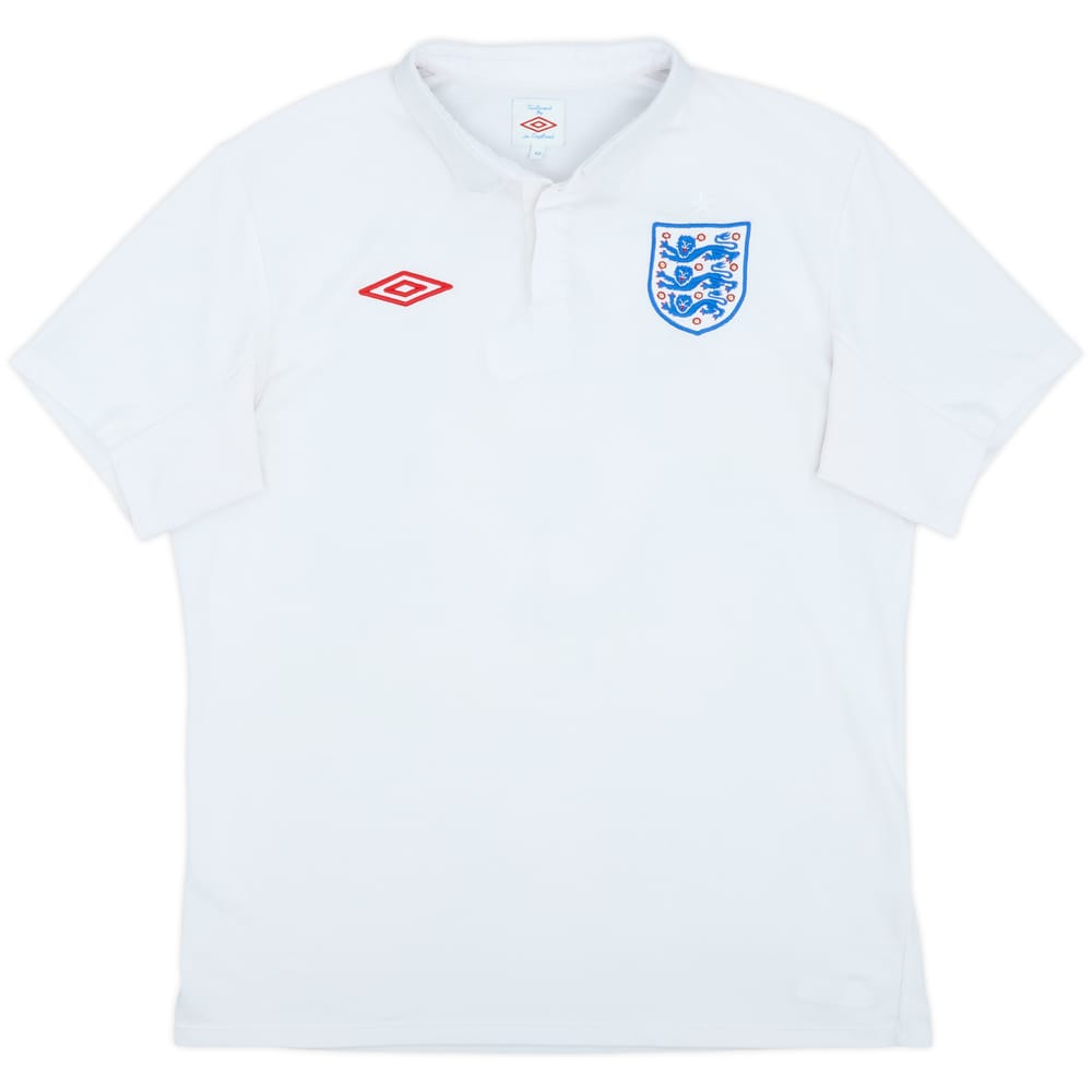 2009-10 England Home Shirt #8 - 7/10 - (L)