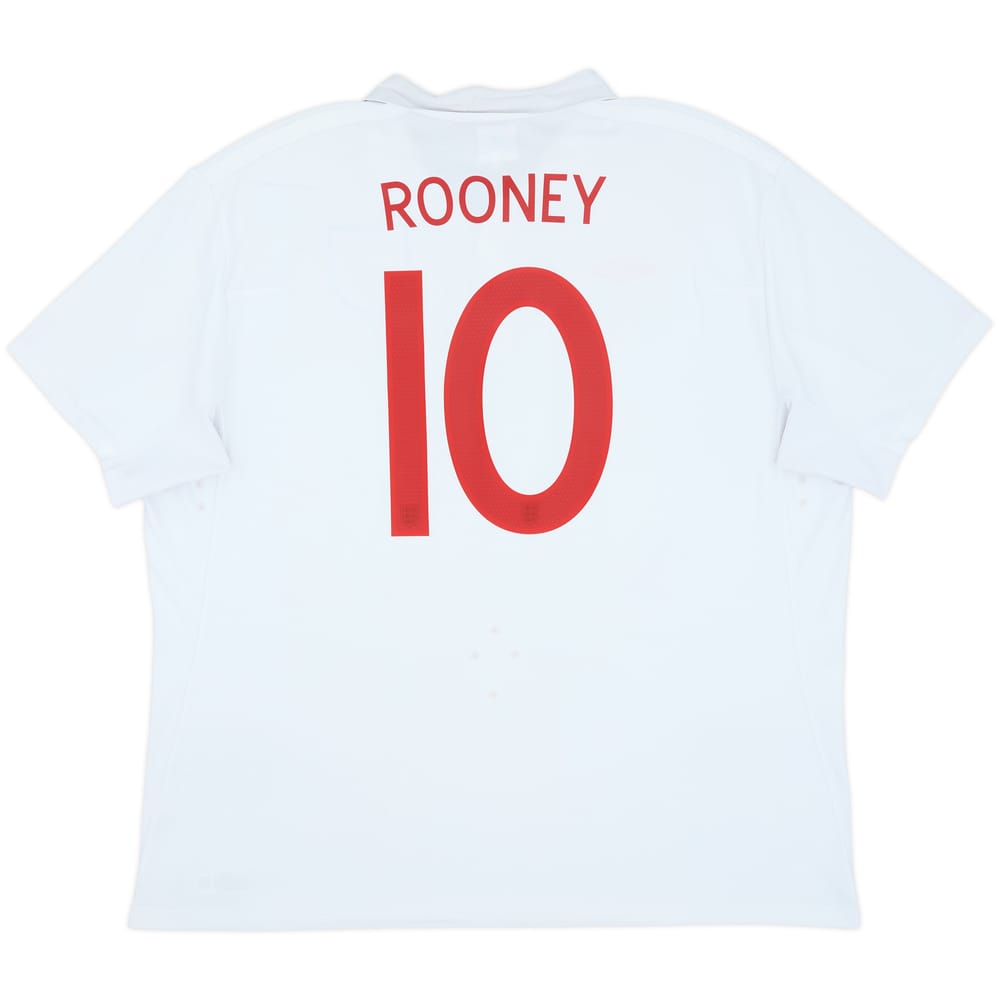 2009-10 England Home Shirt Rooney #10 - 7/10 - (3XL)