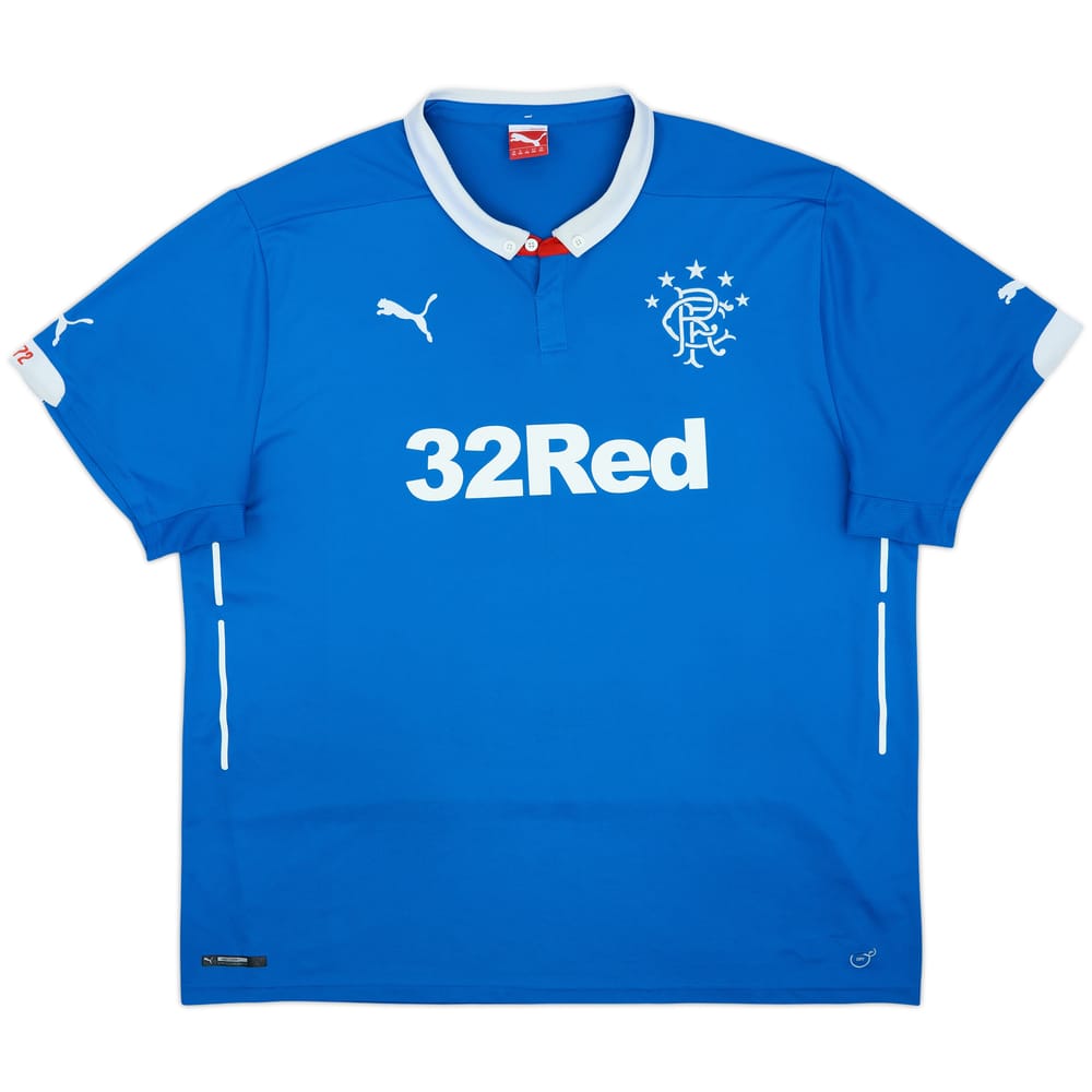 2014-15 Rangers Home Shirt - 9/10 - (3XL)