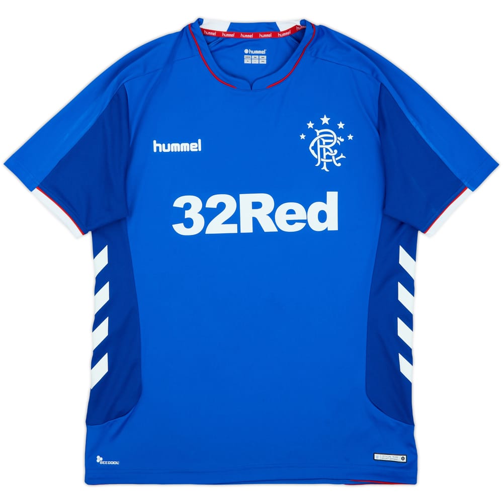 2018-19 Rangers Home Shirt - 9/10 - (XL)