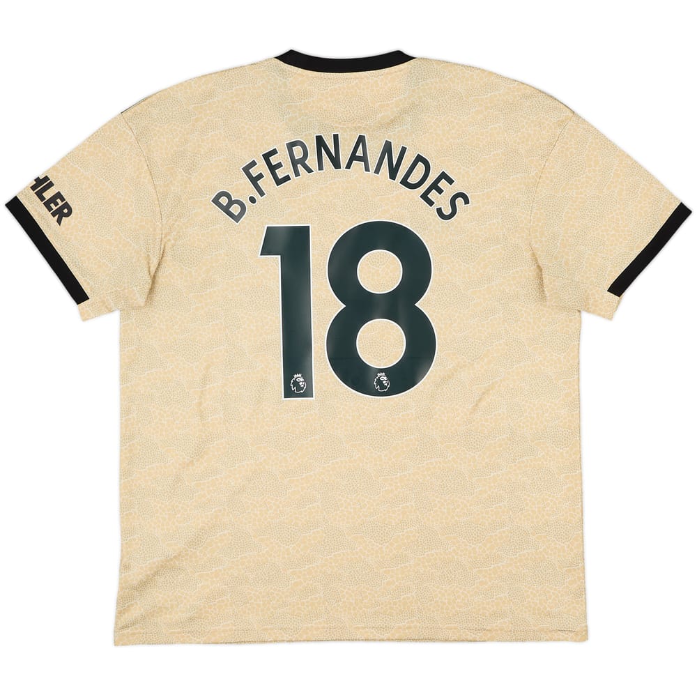 2019-20 Manchester United Away Shirt B.Fernandes #18 - 7/10 - (XL)