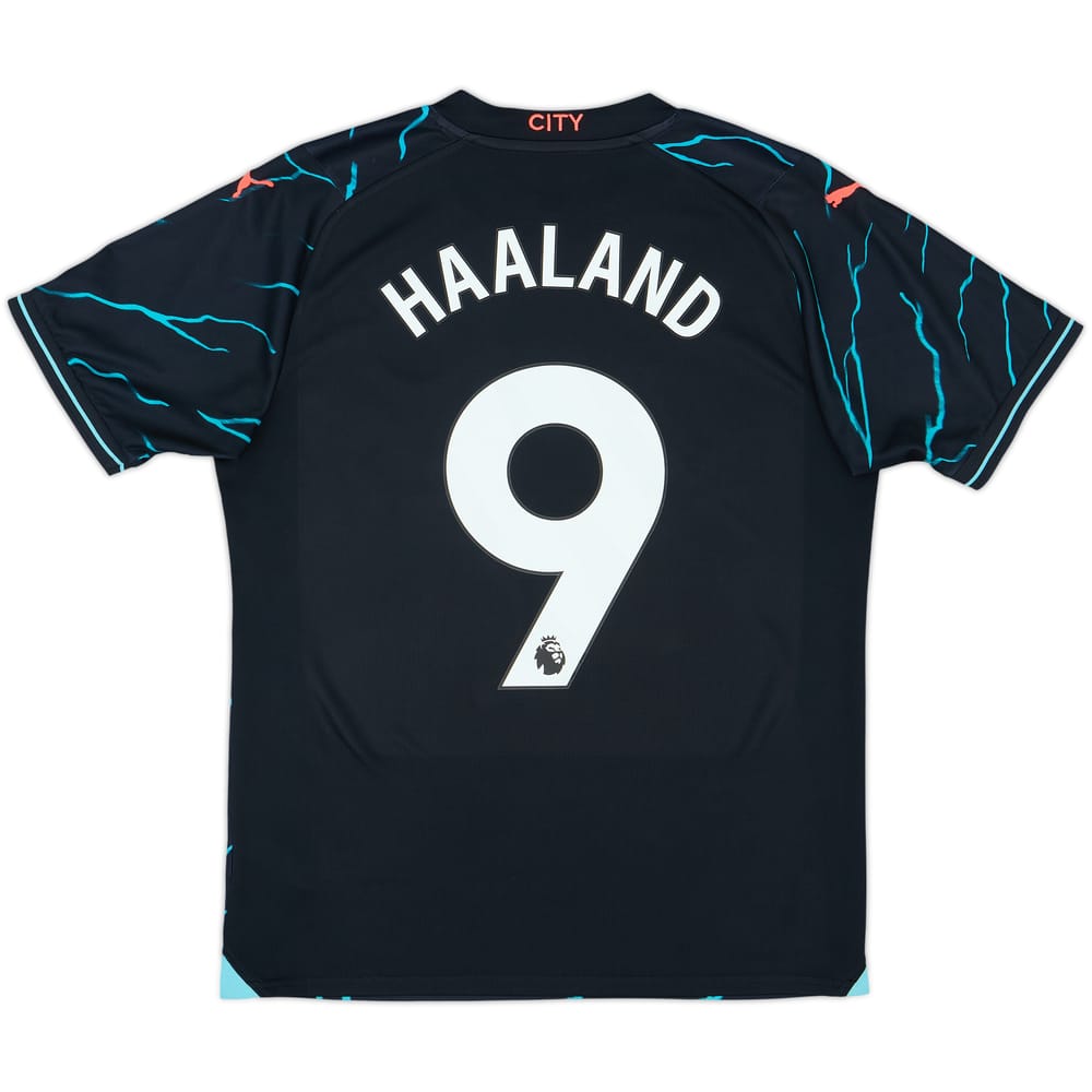 2023-24 Manchester City Third Shirt Haaland #9 - 10/10 - (M)