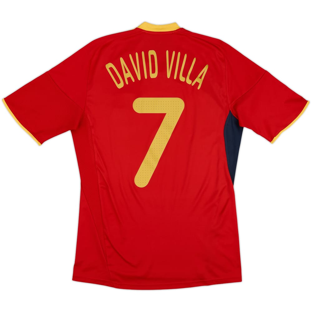 2009 Spain Home Shirt David Villa #7 - 8/10 - (S)