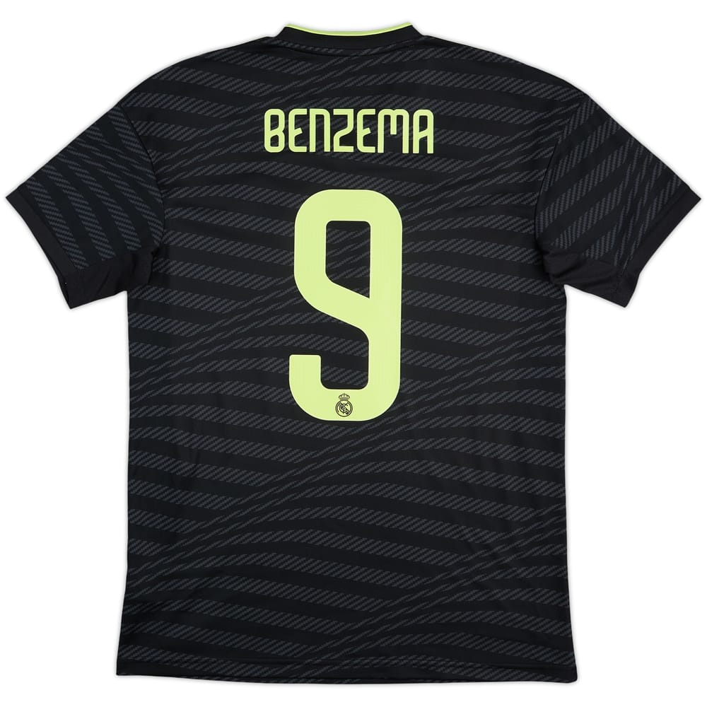 2022-23 Real Madrid Third Shirt Benzema #9 - 6/10 - (M)