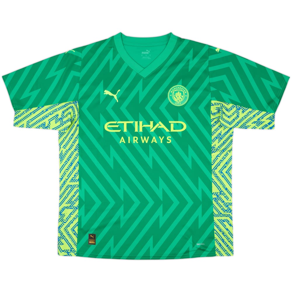 2023-24 Manchester City GK S/S Shirt - 10/10 - (XL)