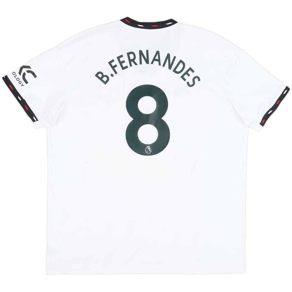 2022-23 Manchester United Away Shirt B.Fernandes #8 - 8/10 - (XXL)