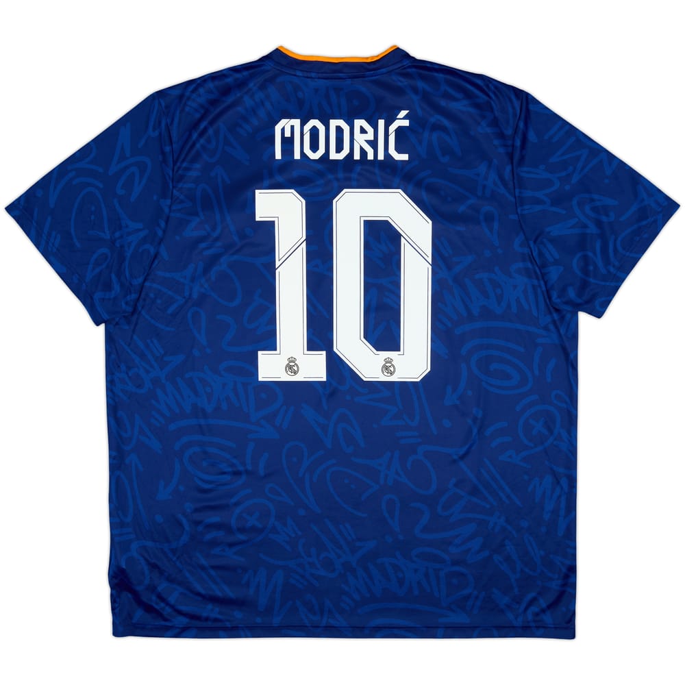 2021-22 Real Madrid Away Shirt Modric #10 - 8/10 - (XXL)