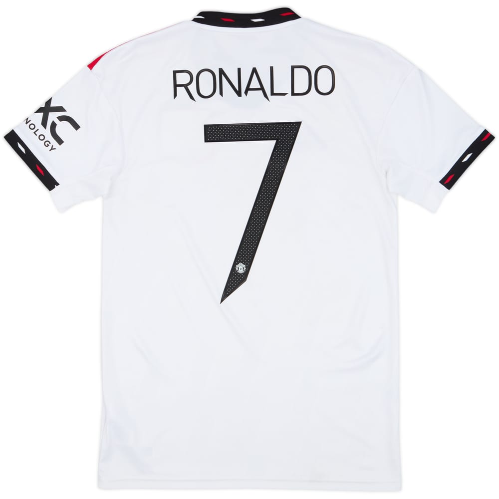 Camiseta de visitante del Manchester United 2022-23 Ronaldo #7 - 6/10 - (XS)