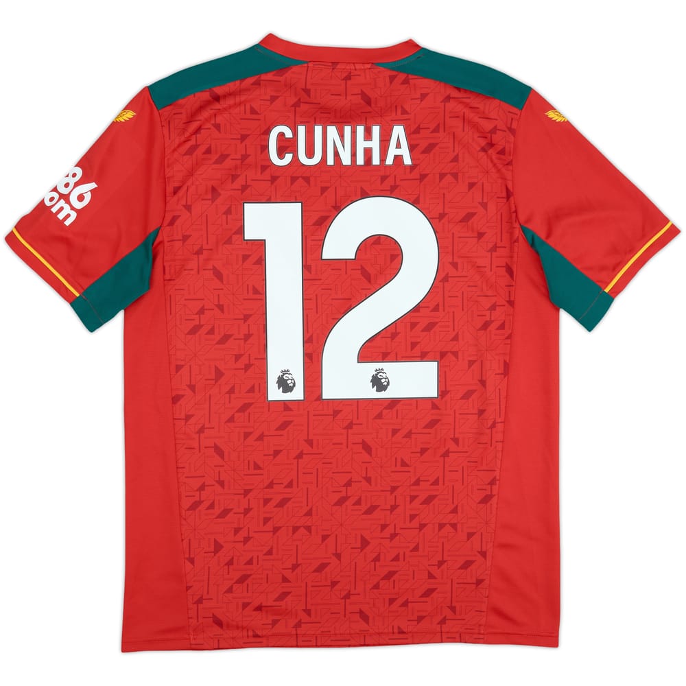 2023-24 Wolves Away Shirt Cunha #12 - 10/10 - (L)