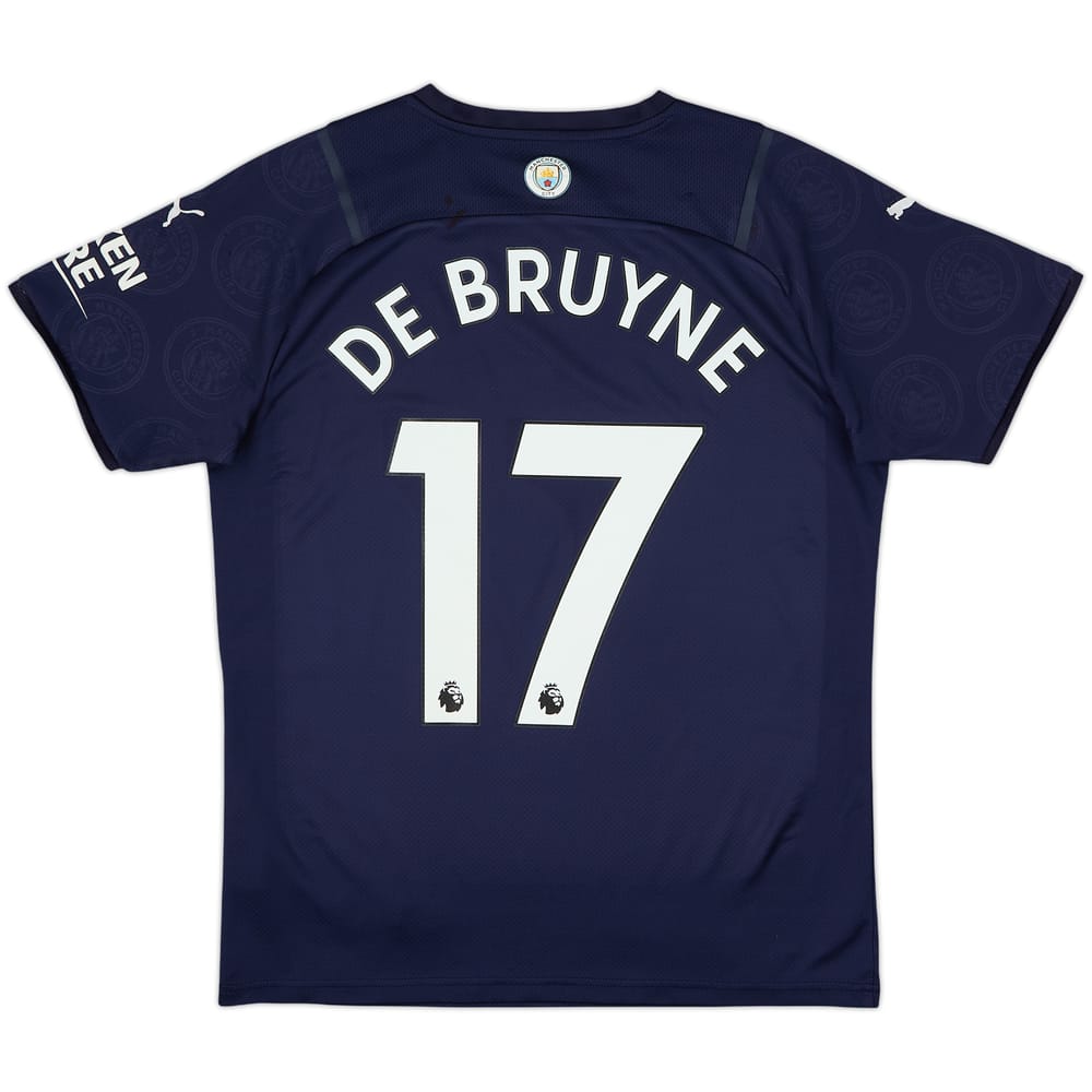 2021-22 Manchester City Third Shirt De Bruyne #17 - 8/10 - (M)