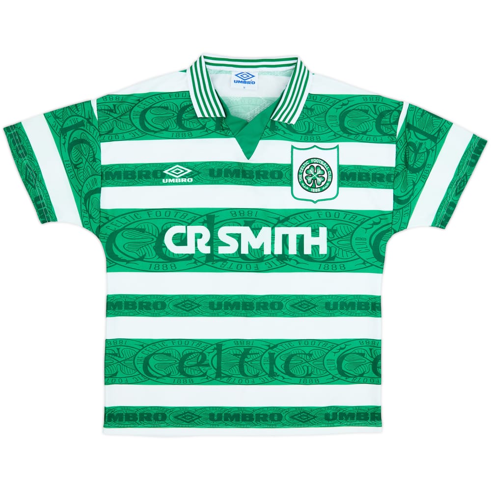 1995-97 Celtic Home Shirt - 9/10 - (M)