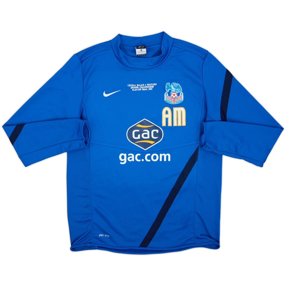 2012-13 Crystal Palace Staff Issue Play-off Final Nike Sweat Top AM - 7/10 - (L)