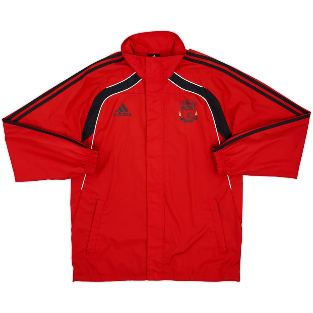 2010-11 Liverpool adidas Hooded Track Jacket - 5/10 - (M)