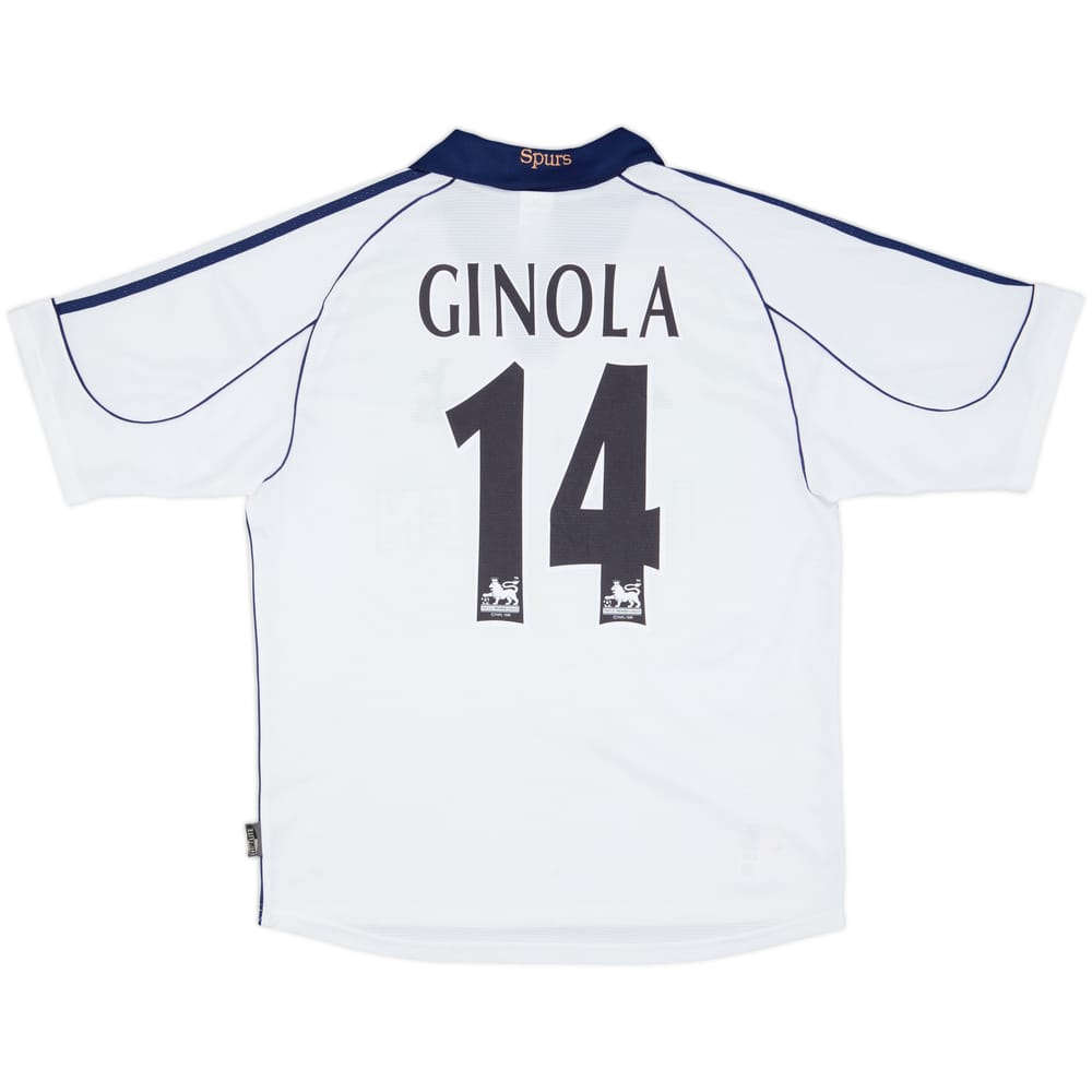 1999-01 Tottenham Home Shirt Ginola #14 - 6/10 - (M)