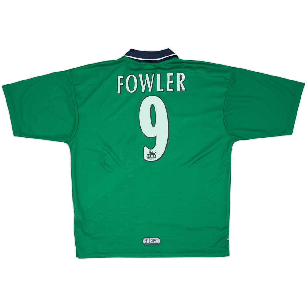 1999-00 Liverpool Away Shirt Fowler #9 - 7/10 - (L)