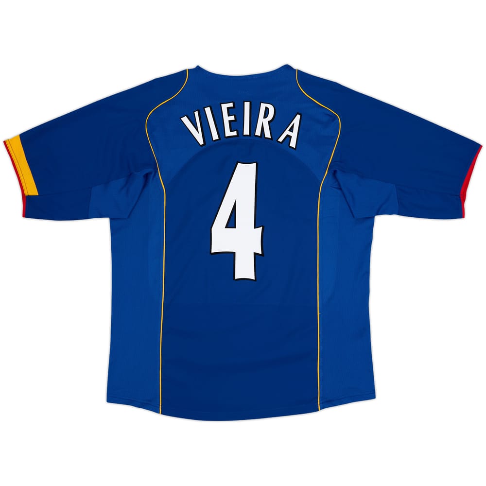 2004-06 Arsenal Away Shirt Vieira #4 - 8/10 - (L)